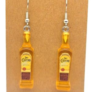 Novelty Earrings, Dangle Earrings, Whiskey Earrings, Fun Earrings
